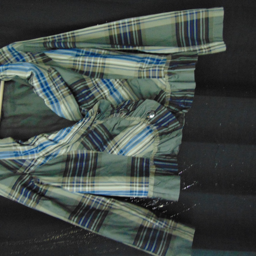 Cartise Plaid Ruffled Jacket size 12 - Preowned